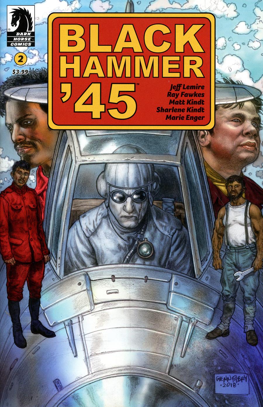BLACK HAMMER 45 FROM WORLD OF BLACK HAMMER #2 CVR B FABRY