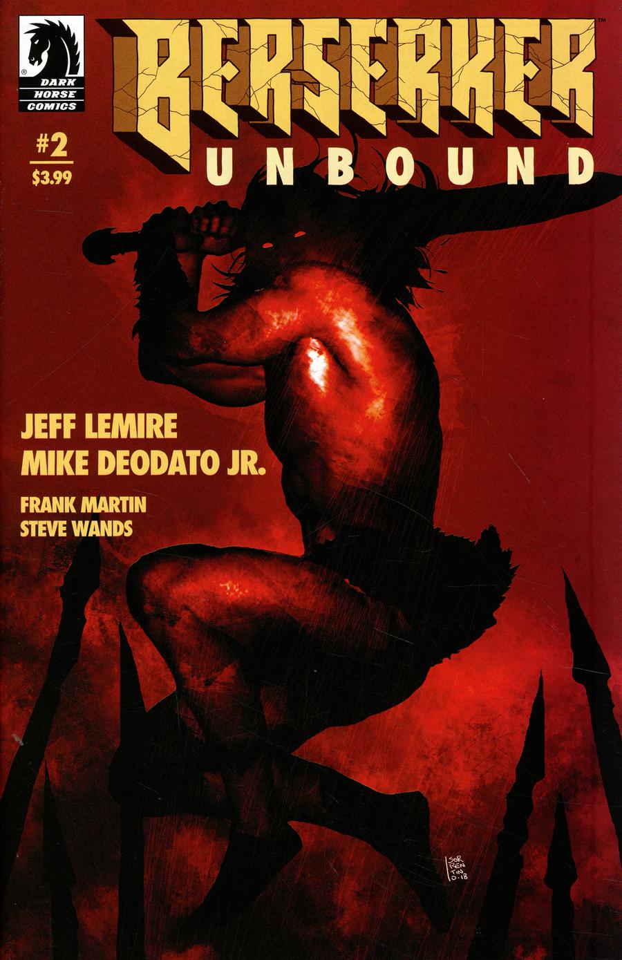 BERSERKER UNBOUND #2 (OF 4) CVR B SORRENTINO