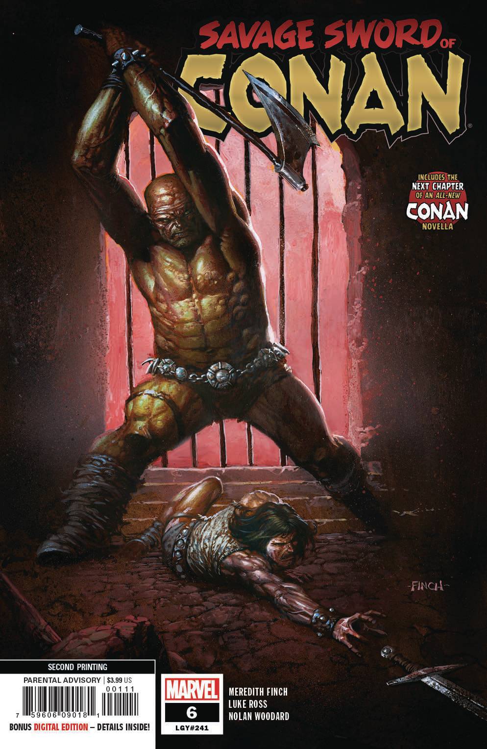 SAVAGE SWORD OF CONAN #6 2ND PTG LUKE ROSS VAR