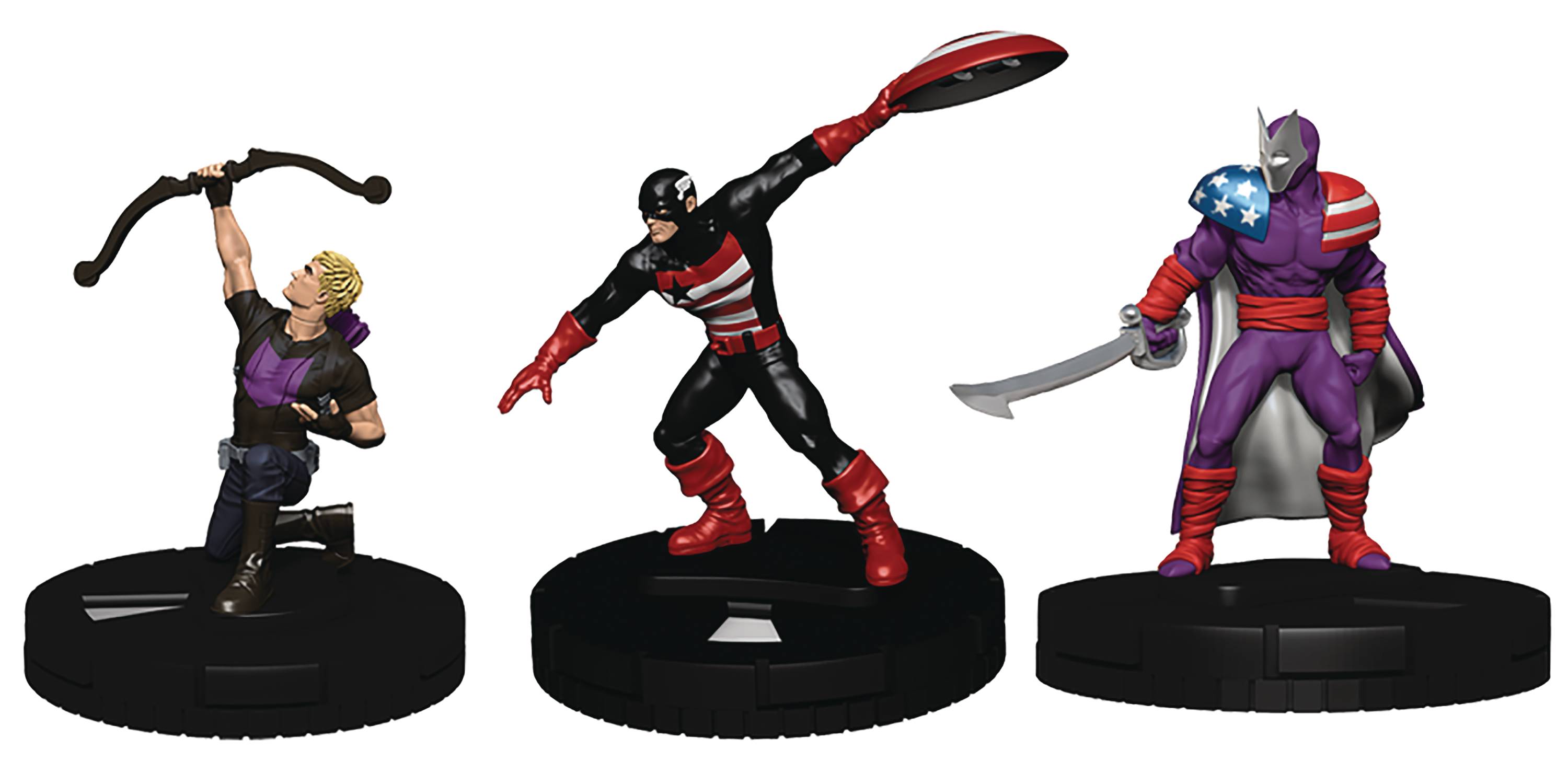 MARVEL HEROCLIX CAPTAIN AMERICA AVENGGERS FAST FORCES 6PK