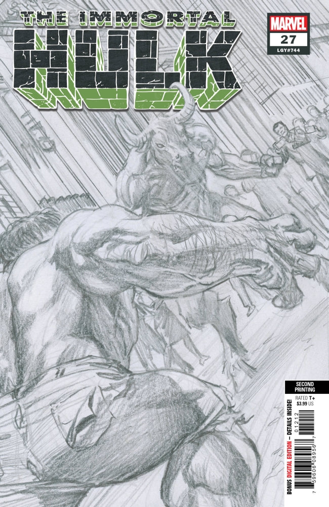 IMMORTAL HULK #27 2ND PTG ALEX ROSS VAR