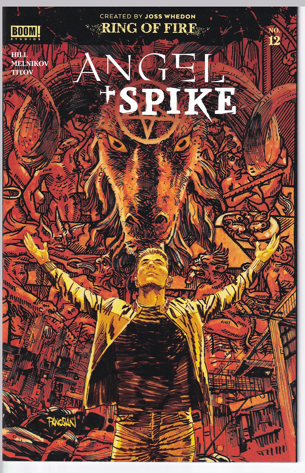 ANGEL & SPIKE #12 CVR B MELKINOV VAR