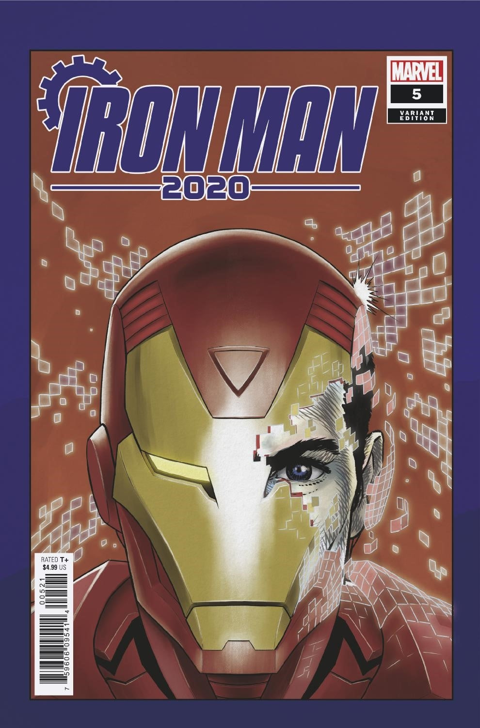 IRON MAN 2020 #5 (OF 6) SUPERLOG HEADS VAR