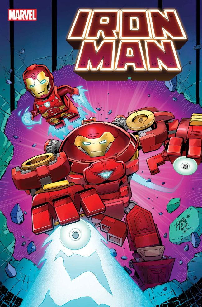 IRON MAN #4 RON LIM LEGO VAR