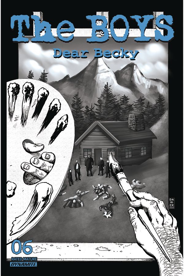 BOYS DEAR BECKY #6 ROBERTSON LINE ART PREMIUM FOC BONUS VAR