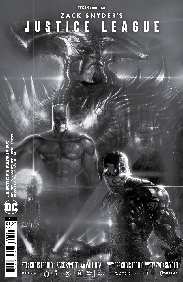 JUSTICE LEAGUE #59 25 COPY SHARP SNYDER CUT CRDSTK VAR