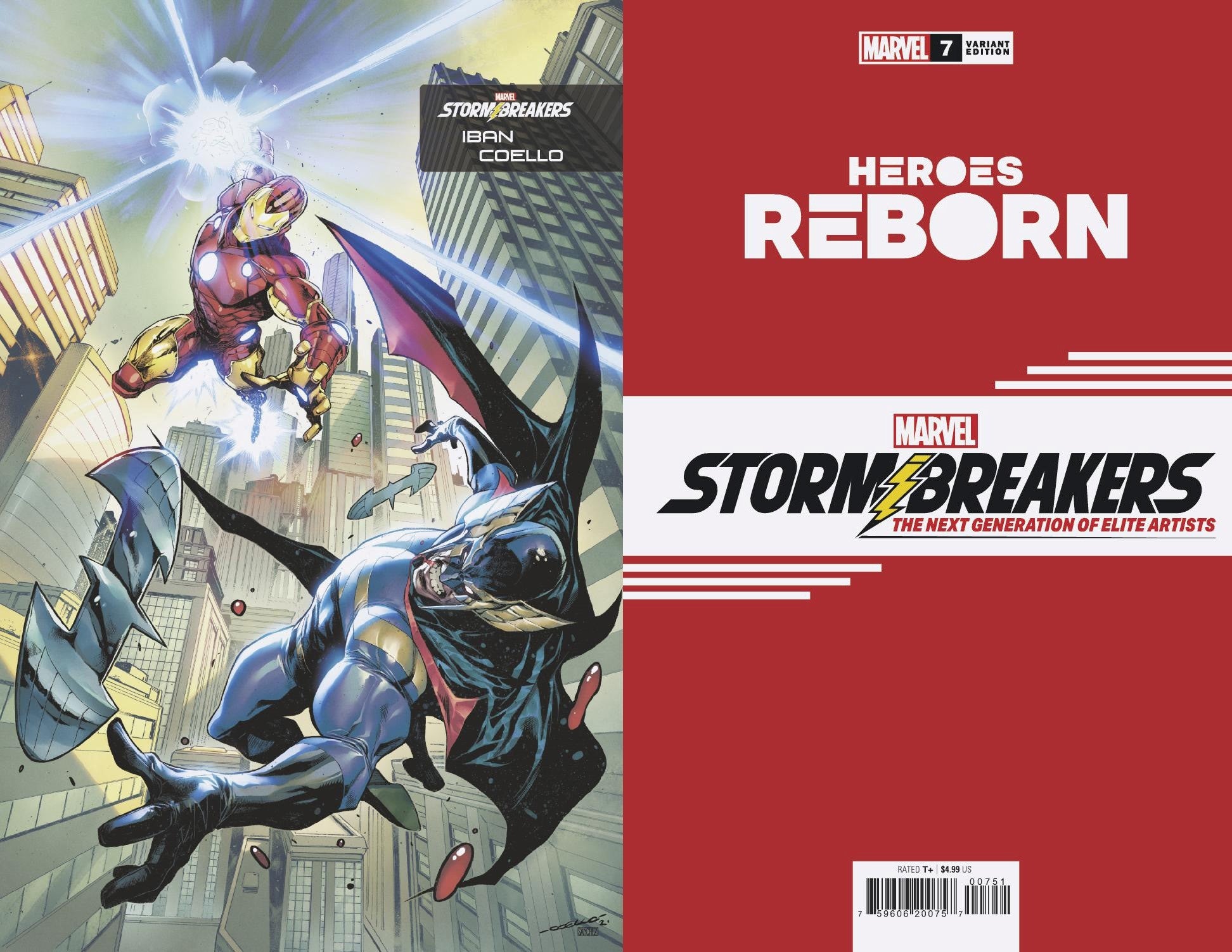 HEROES REBORN #7 (OF 7) COELLO STORMBREAKERS VAR