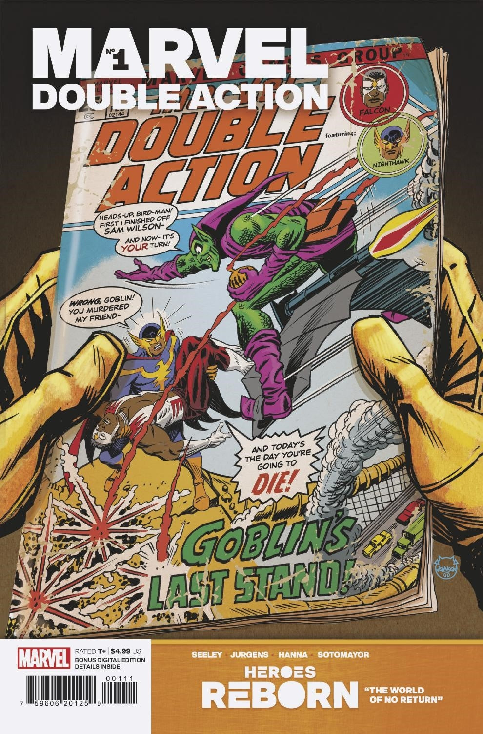HEROES REBORN MARVEL DOUBLE ACTION #1 WU VAR