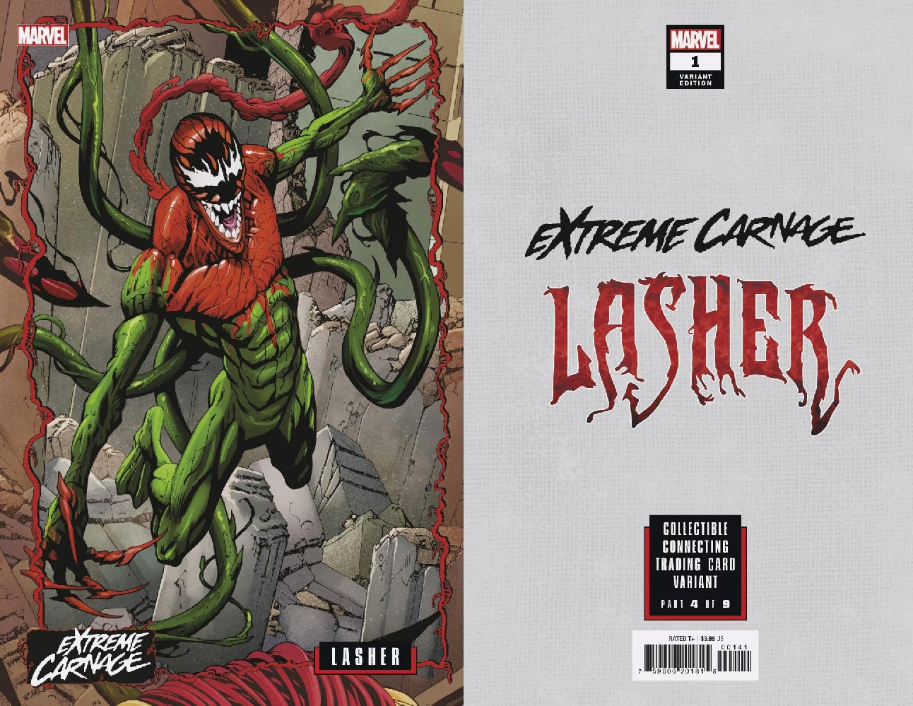 EXTREME CARNAGE LASHER #1 JOHNSON CONNECTING VAR