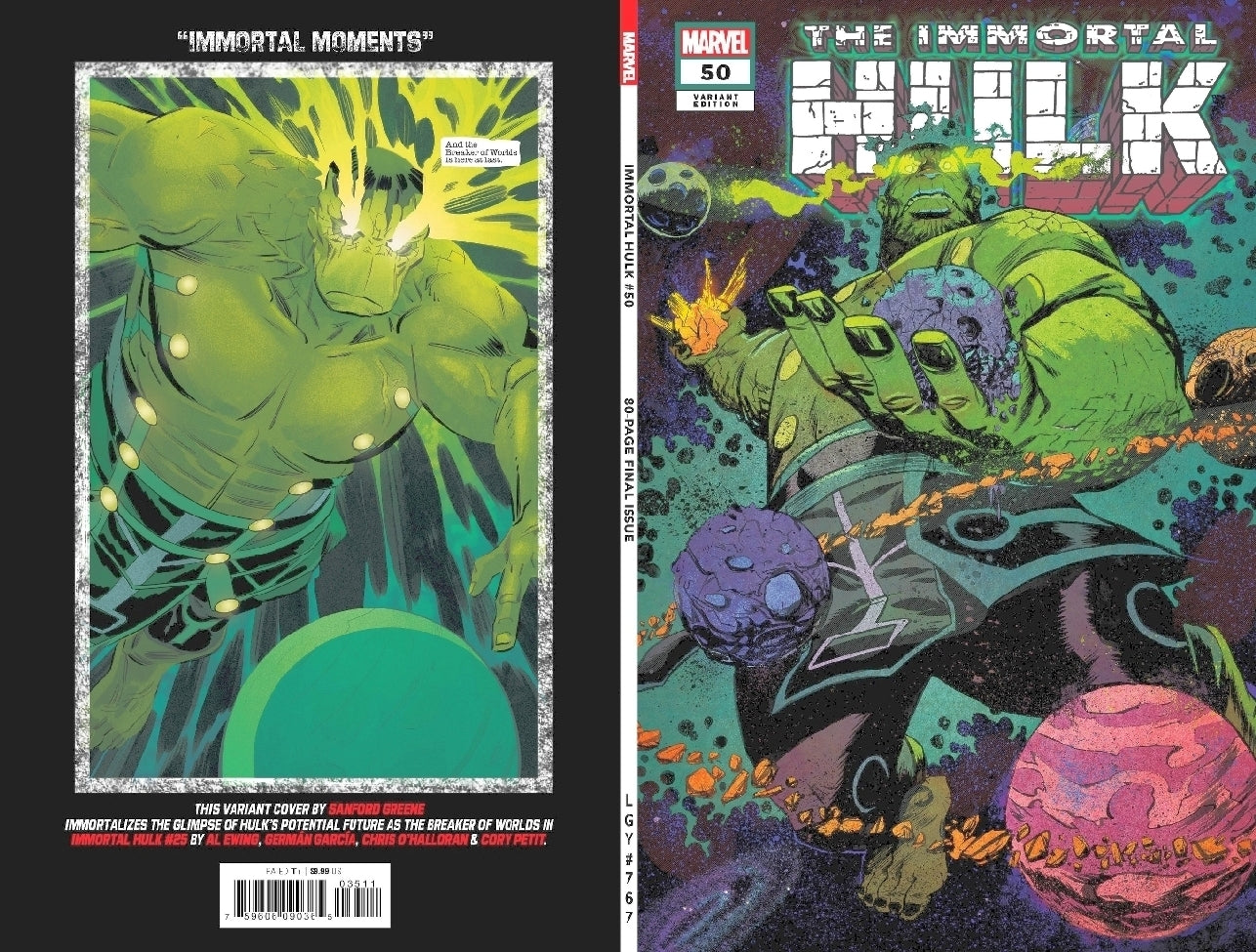 IMMORTAL HULK #50 GREENE VAR
