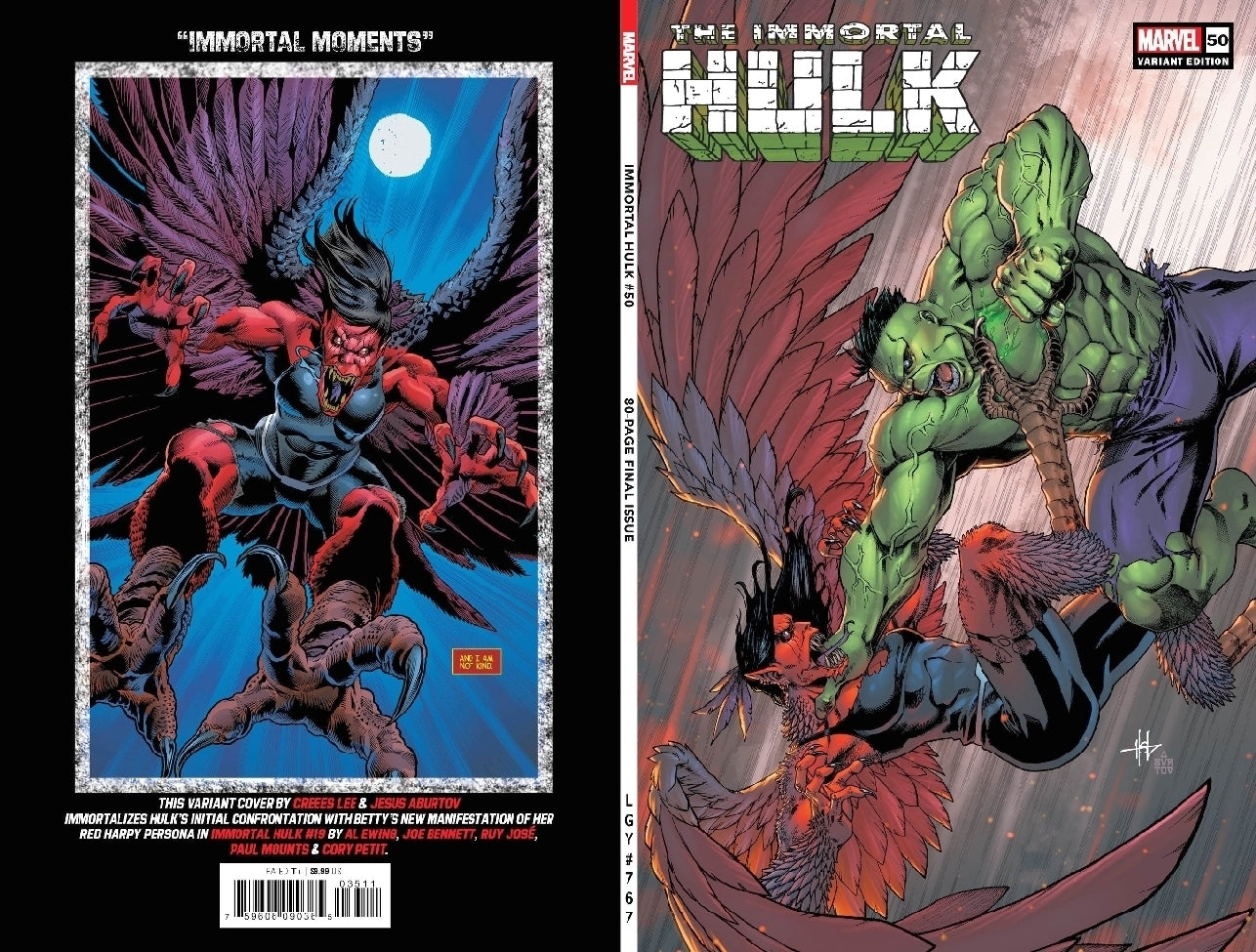 IMMORTAL HULK #50 CREEES LEE VARIANT