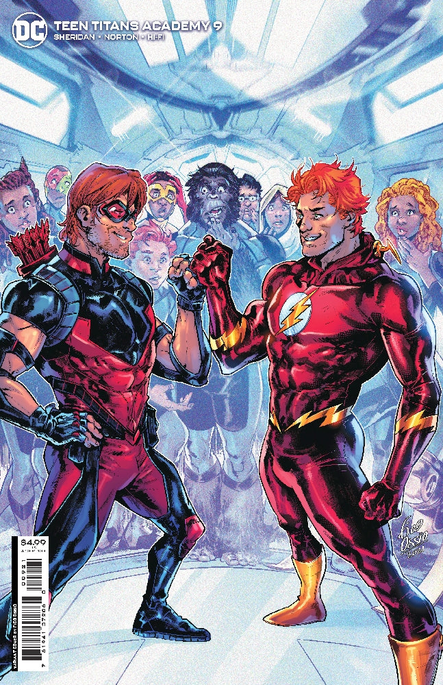 TEEN TITANS ACADEMY #09 CVR B TAN CARD STOCK VAR