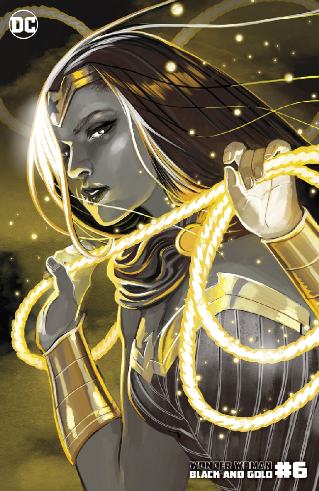 WONDER WOMAN BLACK & GOLD #6 (OF 6) CVR B HANS VAR