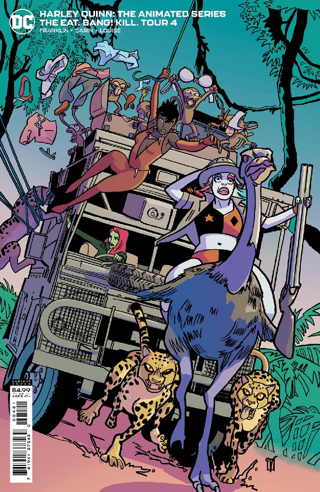 HARLEY QUINN ANIM SER EAT BANG-KILL TOUR #4 (OF 6) CVR B