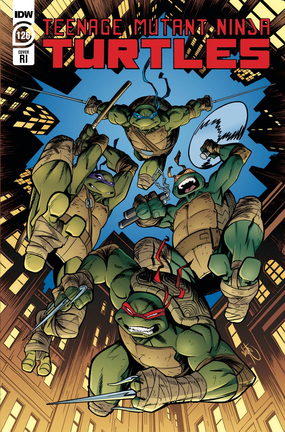 TMNT ONGOING #126 CVR C 10 COPY INCV STOCKMAN (C: 1-0-