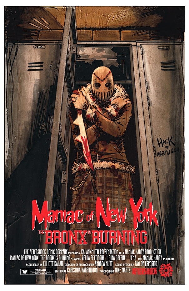 MANIAC OF NEW YORK BRONX BURNING #3 CVR B ROBERT HACK