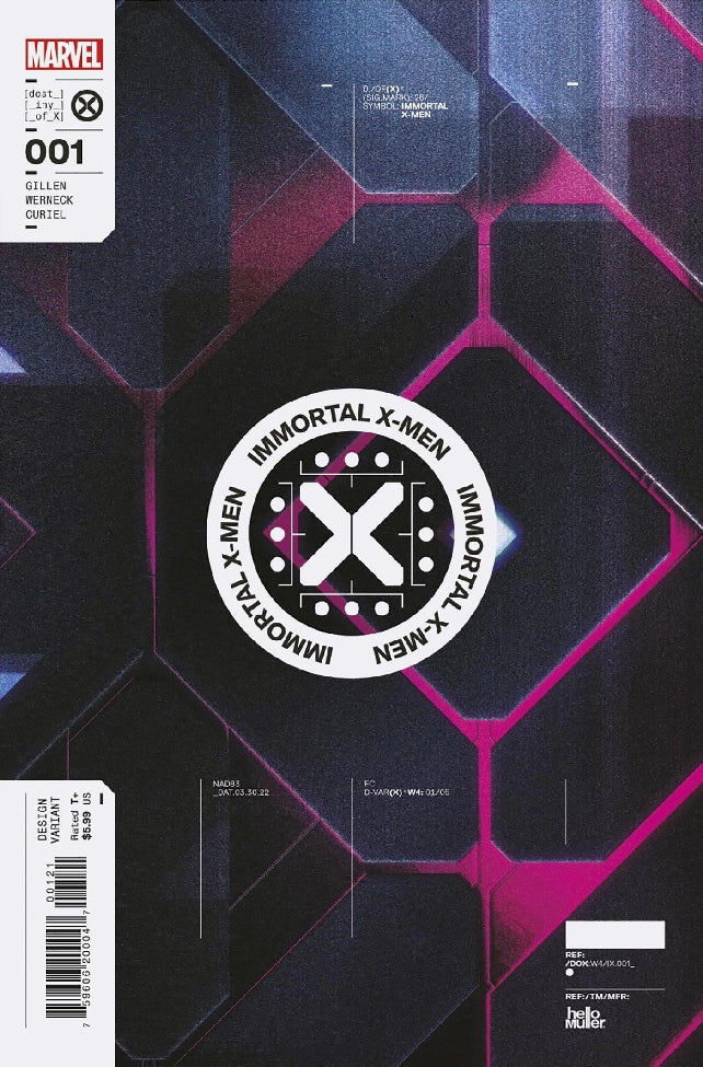 IMMORTAL X-MEN #1 MULLER DESIGN VAR