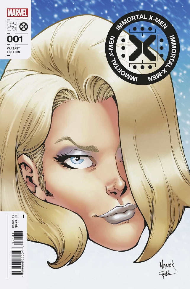 IMMORTAL X-MEN #1 NAUCK HEADSHOT VAR