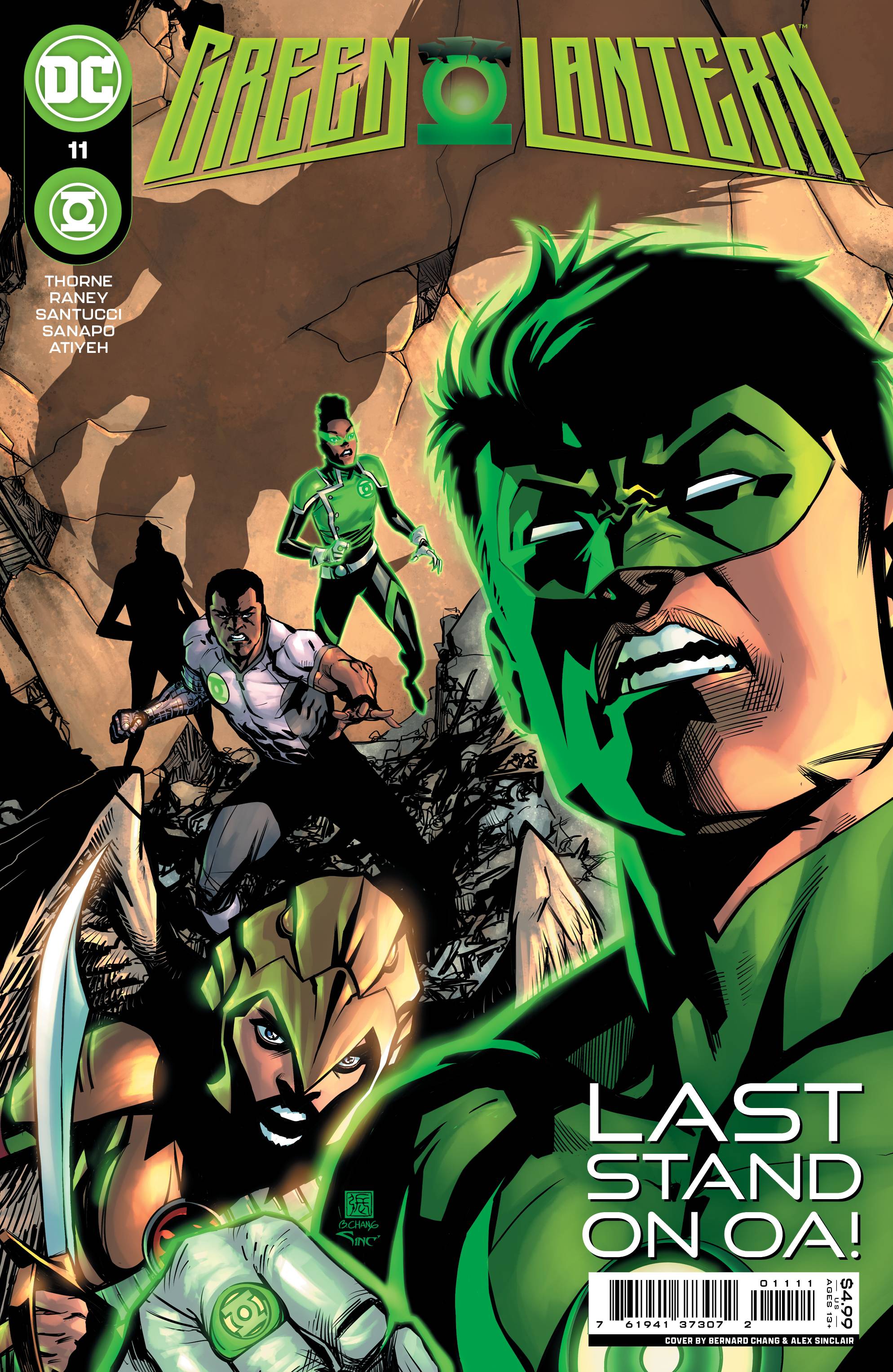 GREEN LANTERN (2021) #11 CVR A CHANG& SINCLAIR
