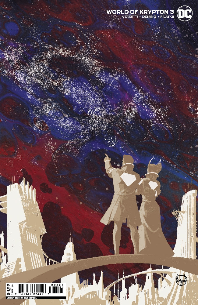 WORLD OF KRYPTON #3 CVR B JOHNSON CARD STOCK VAR