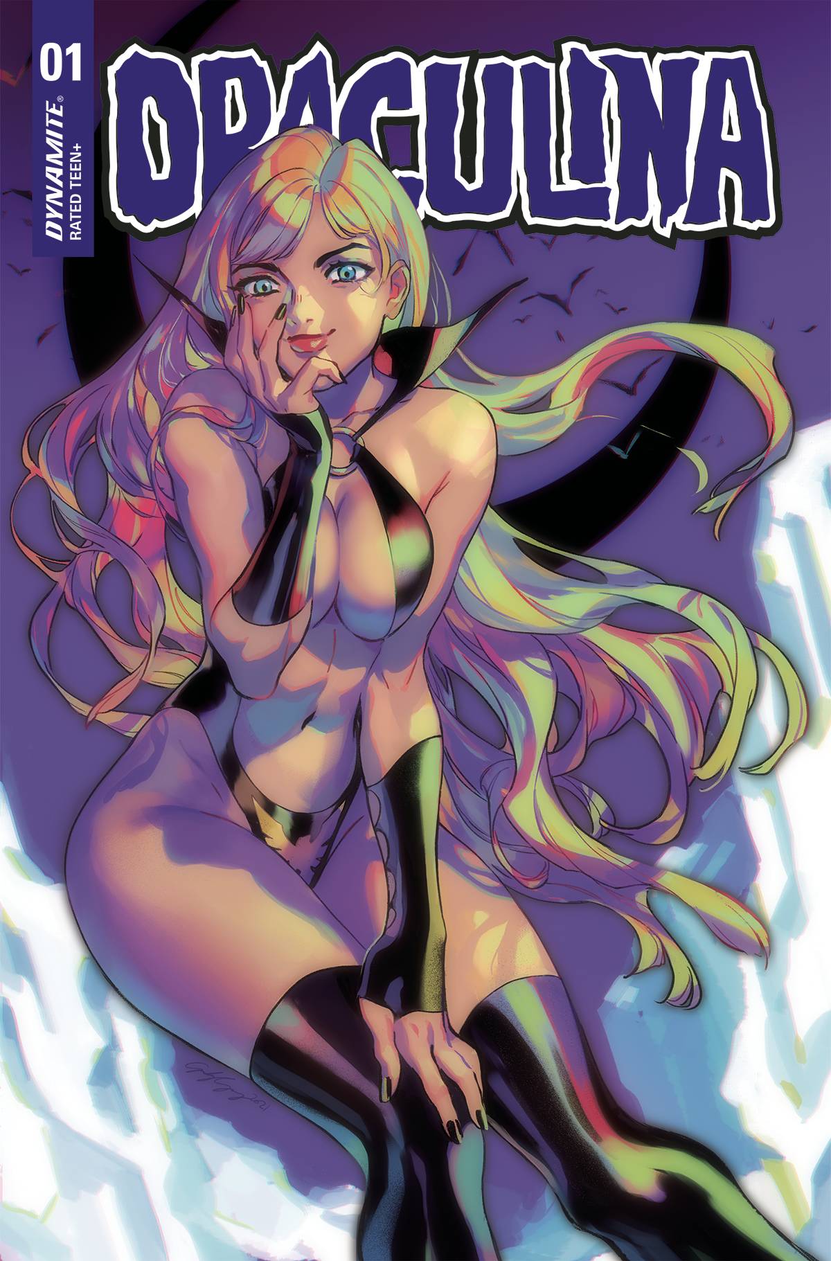 DRACULINA #1 CVR P FOC JONG ORIGINAL ART