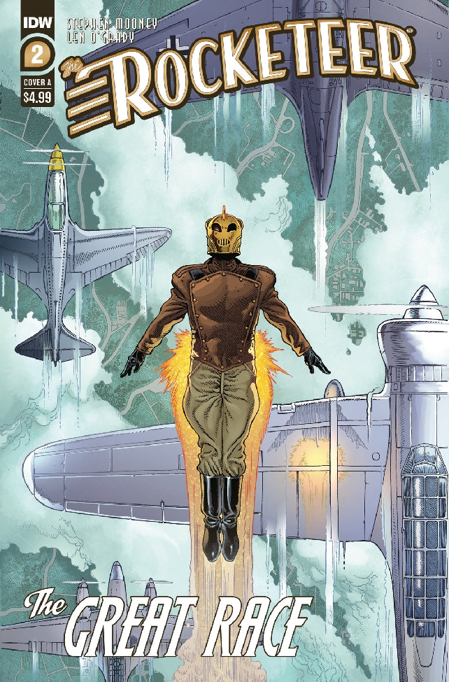 ROCKETEER THE GREAT RACE #2 (OF 4) CVR A GABRIEL RODRIGUEZ