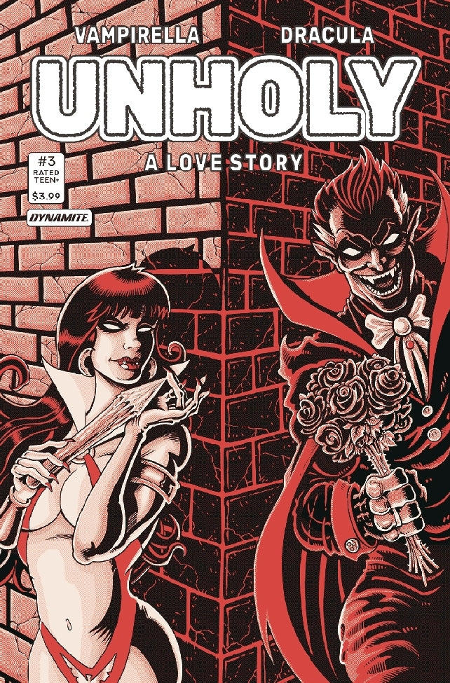 VAMPIRELLA DRACULA UNHOLY #3 CVR M FOC TMNT HOMAGE HAESER OR