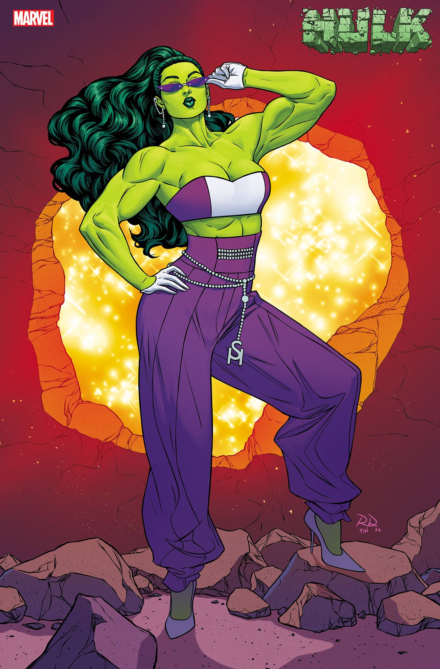 HULK #8 DAUTERMAN HELLFIRE GALA VAR