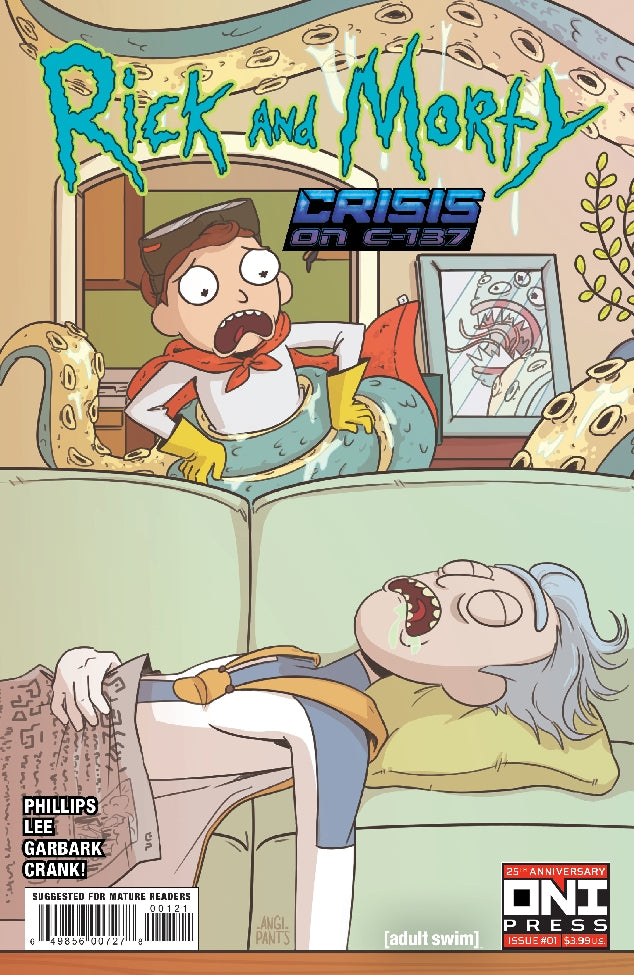 RICK AND MORTY CRISIS ON C 137 #1 CVR B TRIZZINO