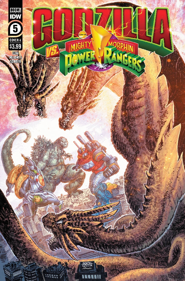 GODZILLA VS MMPR #5 (OF 5) CVR A WILLIAMS