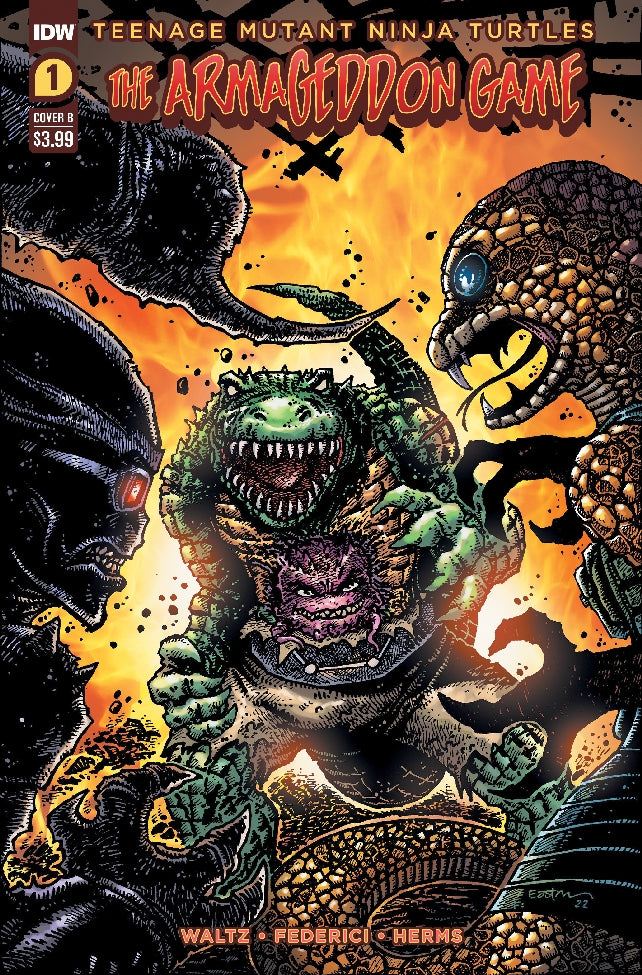 TMNT ARMAGEDDON GAME #1 CVR B EASTMAN