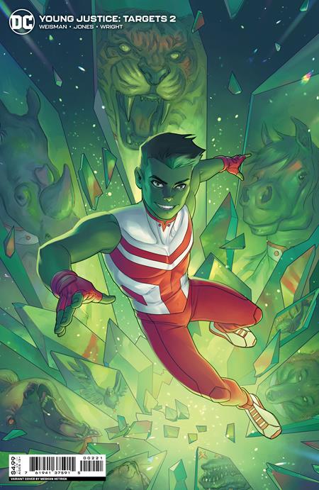 YOUNG JUSTICE TARGETS #2 CVR B HETRICK CARD STOCK VAR