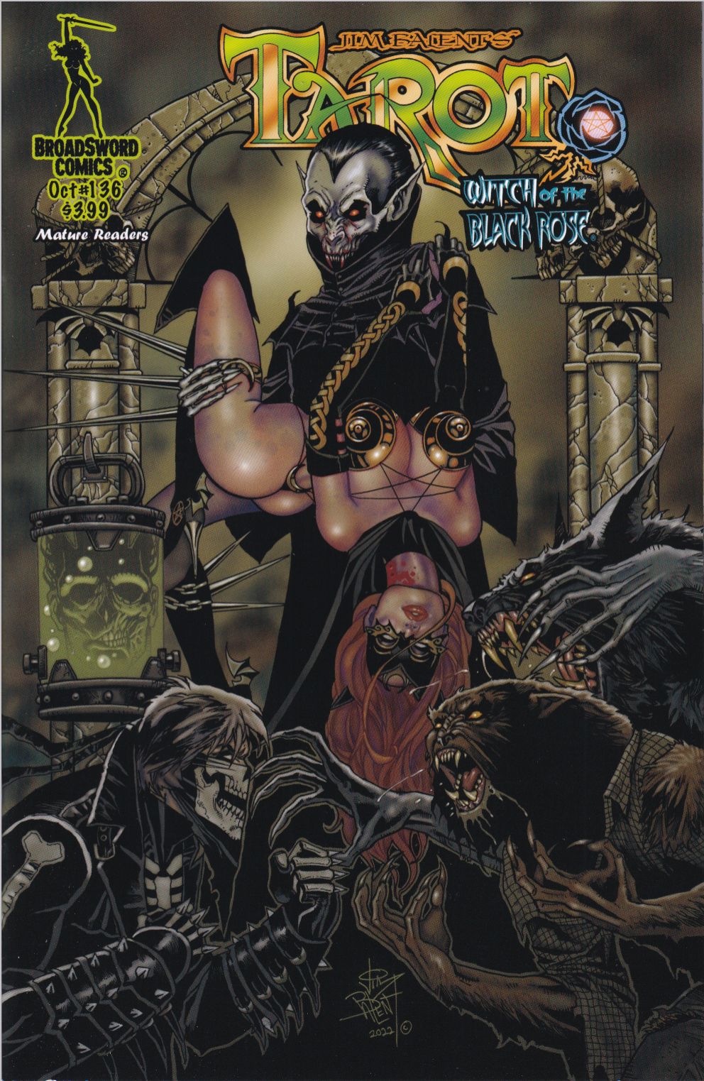 TAROT WITCH OF THE BLACK ROSE #136 (MR)