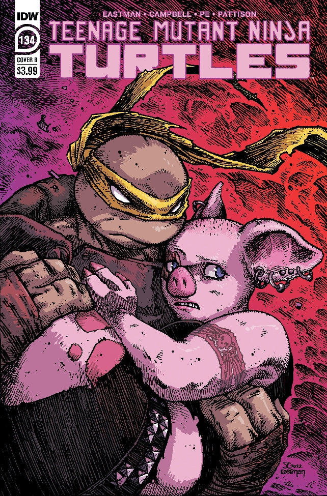 TMNT ONGOING #134 CVR B EASTMAN