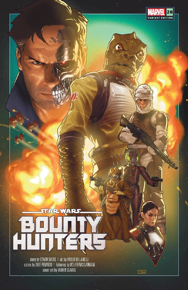 STAR WARS BOUNTY HUNTERS #28 CLARKE REVELATIONS VAR