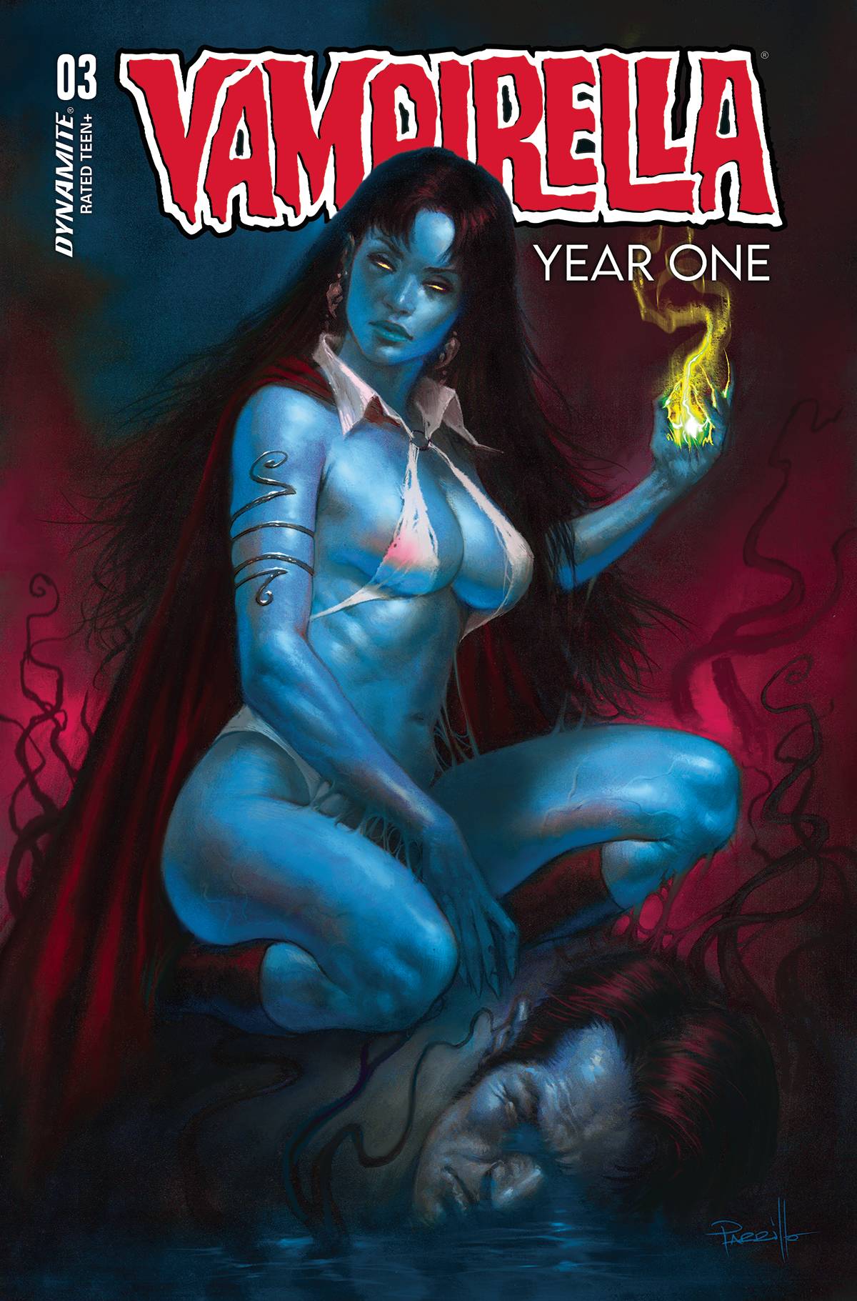 VAMPIRELLA YEAR ONE #3 CVR O FOC PARRILLO ULTRAVIOLET