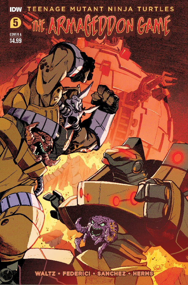 TMNT ARMAGEDDON GAME #5 CVR A FEDERICI