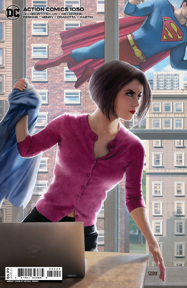 ACTION COMICS #1050 CVR P NATHAN SZERDY CARD STOCK VAR