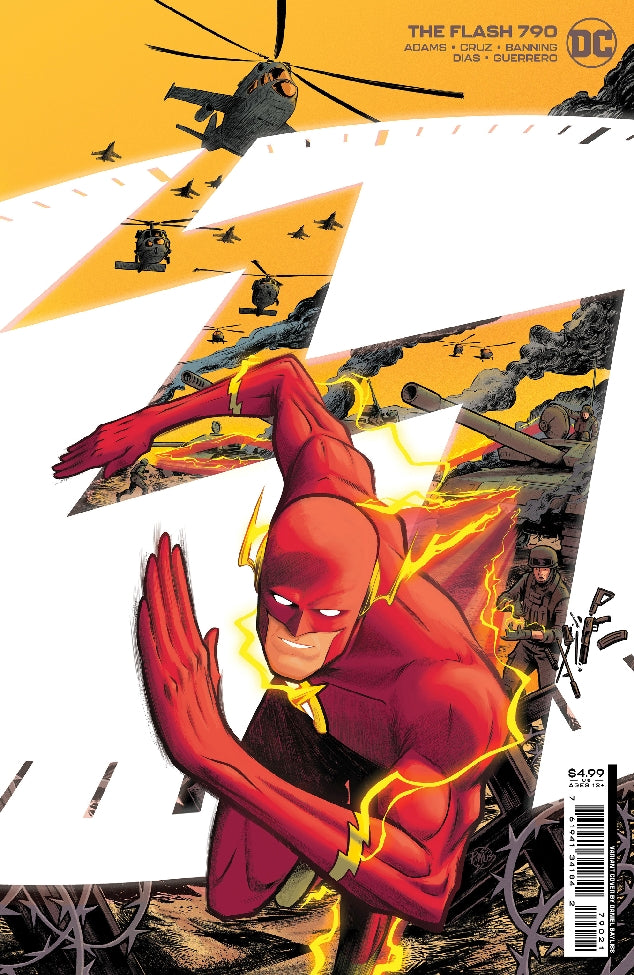FLASH (2016) #790 CVR B DANIEL BAYLISS CARD STOCK VAR