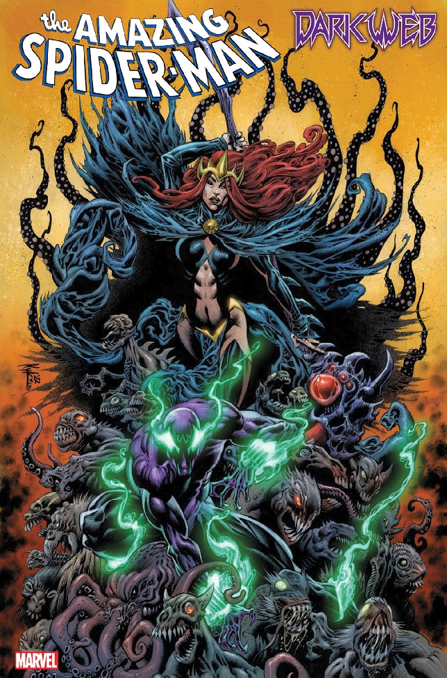 AMAZING SPIDER-MAN #14 HOTZ DARK WEB PRELUDE VAR