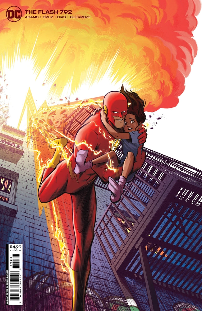 FLASH (2016) #792 CVR B DANIEL BAYLISS CARD STOCK VAR