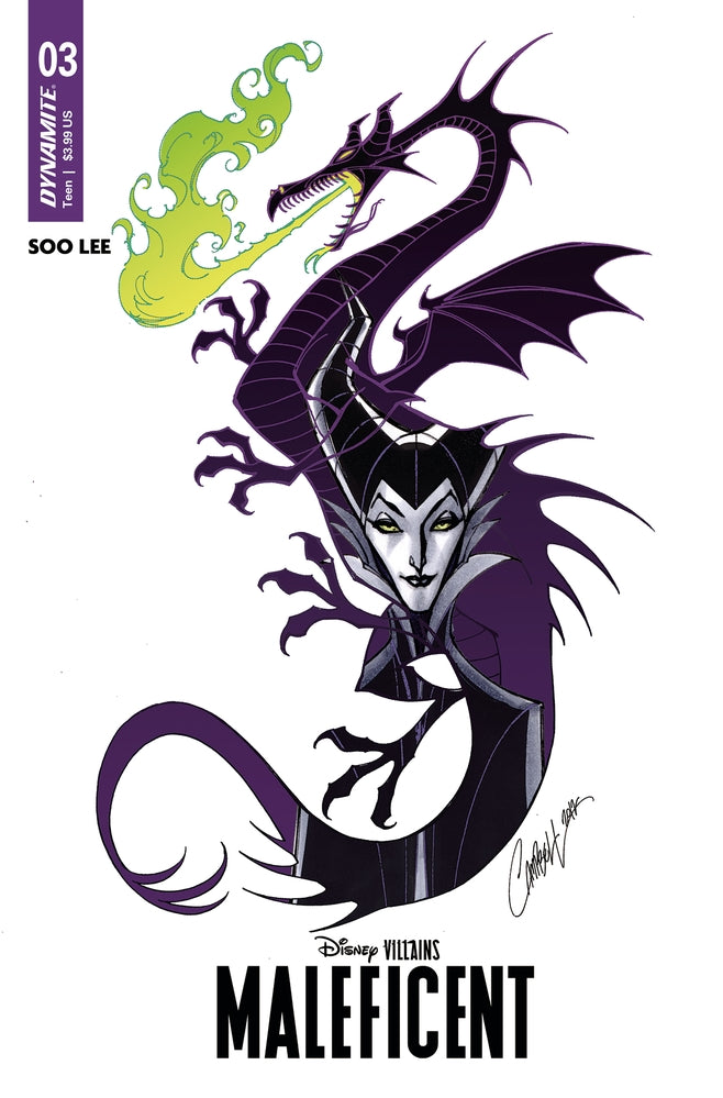 DISNEY VILLAINS MALEFICENT #3CVR O FOC CAMPBELL ORIGINAL