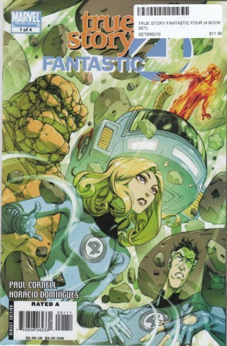 TRUE STORY FANTASTIC FOUR (4 BOOK SET)