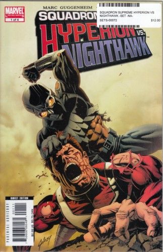 SQUADRON SUPREME HYPERION VS NIGHTHAWK -SET- 1-4