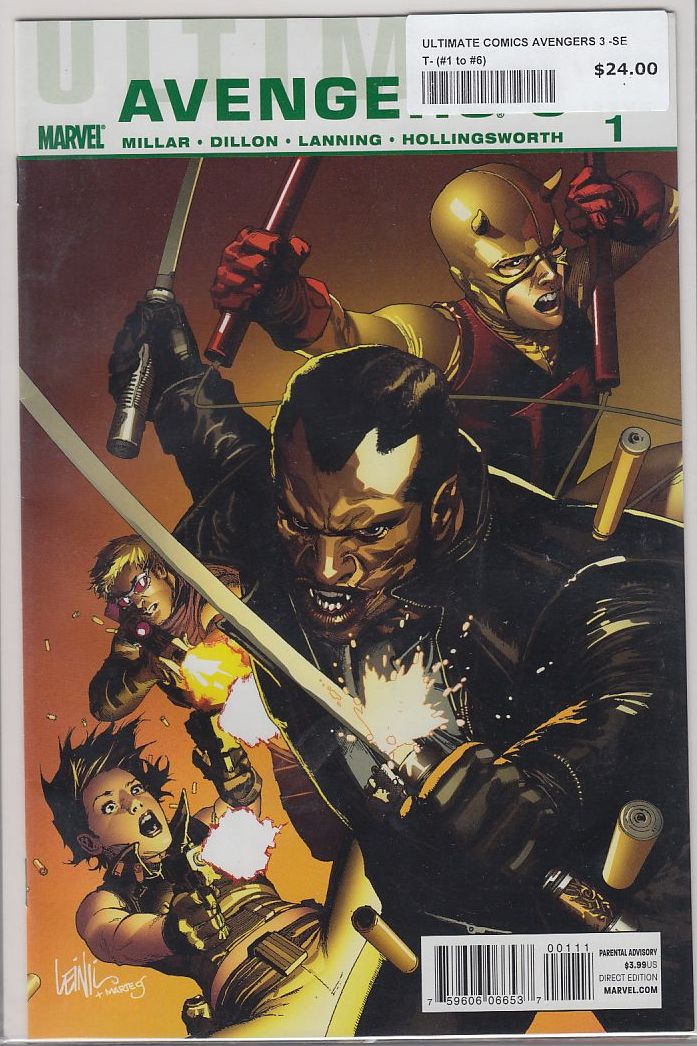 ULTIMATE COMICS AVENGERS 3 -SET- (#1 to #6)