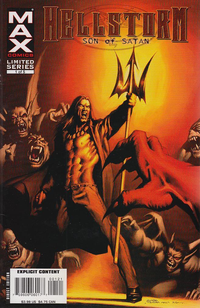 HELLSTORM SON OF SATAN TEXEIRA VARIANT COVER #1