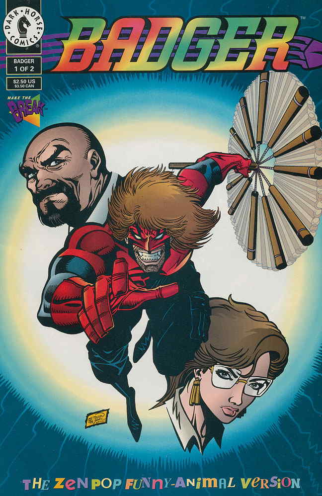 BADGER ZENPOP FUNNY ANIMAL VERSION -SET- (#1 TO #2)