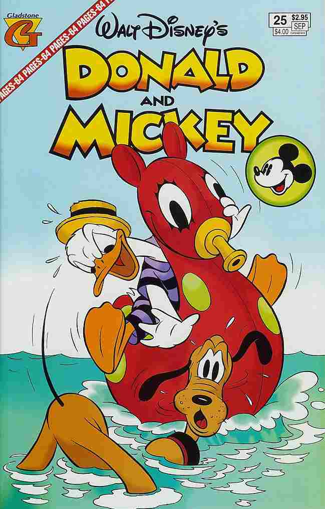 DONALD AND MICKEY #25 NM-
