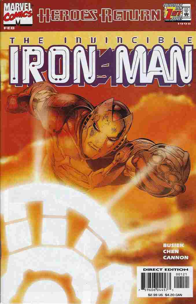 IRON MAN (1998) #01 SUNBURST COVER