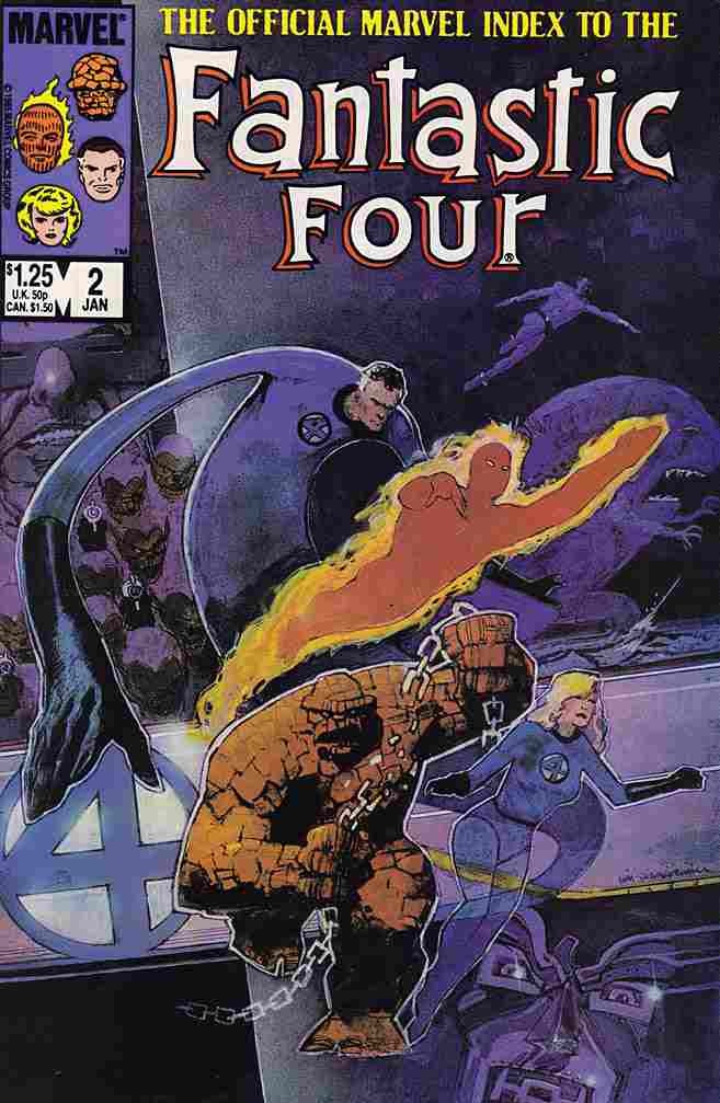 OFFICIAL MARVEL INDEX TO THE FANTASTIC FOUR #2 VF